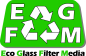 Preview: 25Kg EGFM Filtermaterial Filterglas Grün 0,5-1,0mm  1,16/Kg