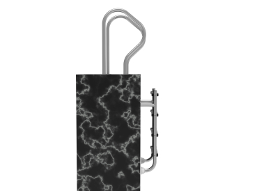 Schwimmbadleiter Edelstahl V2A zweiteilig