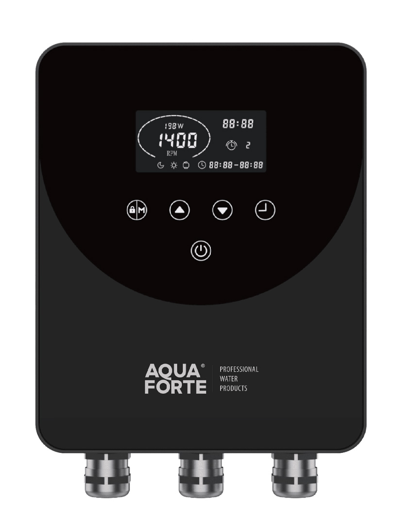 AquaForte Vario+ Inverter II Per Pompe Piscina: Touchscreen, 4 Fasce Orarie E Risparmio Energetico