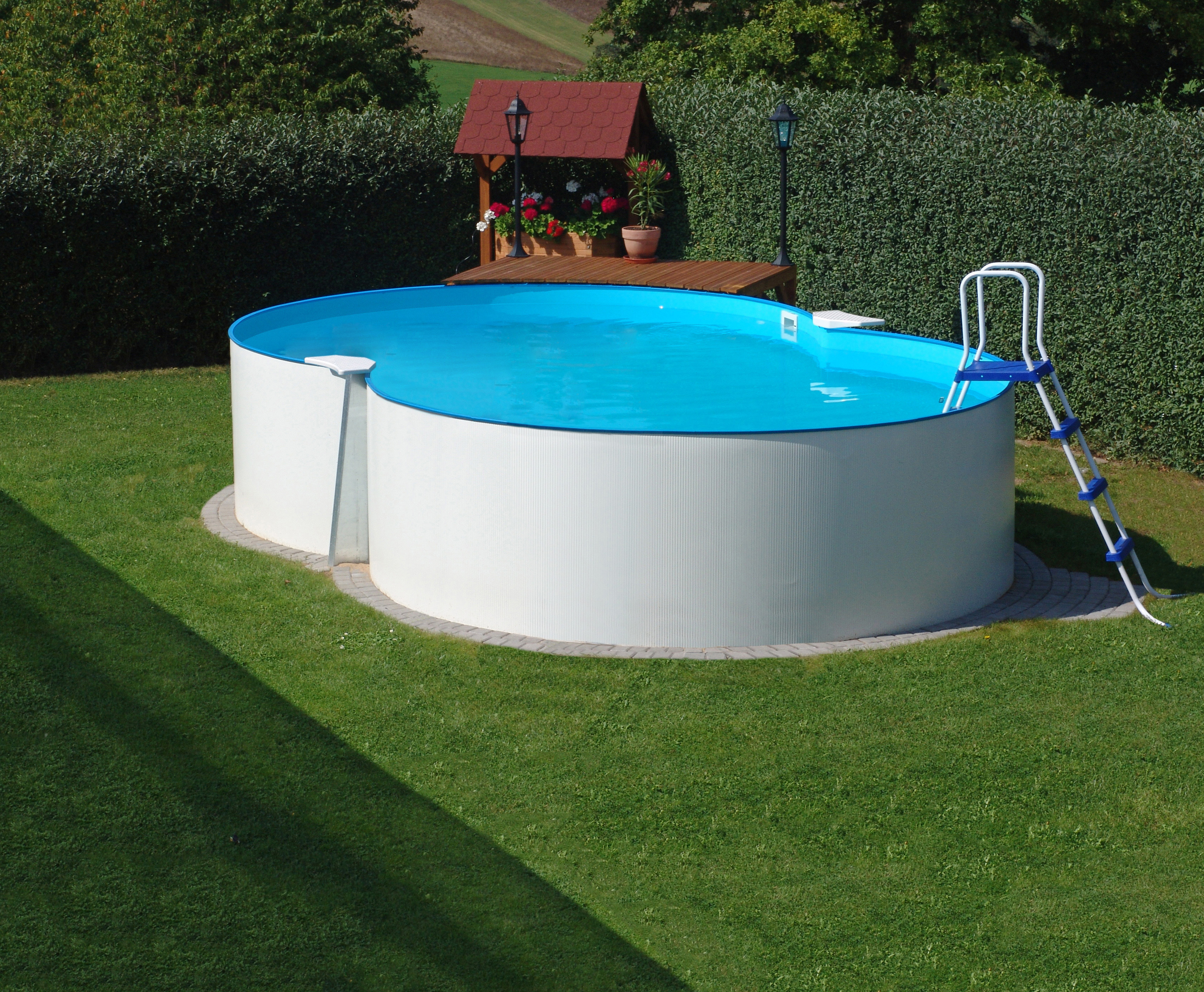 Pool Schwimmbecken Achtform 1 50m Tief